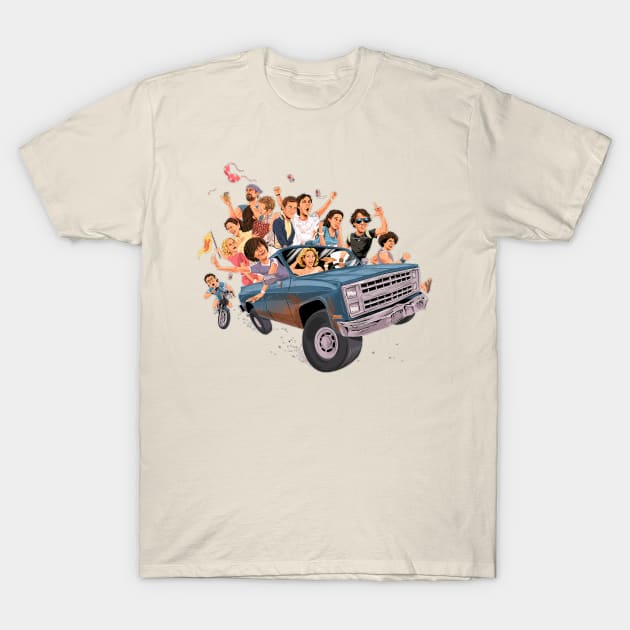 wet hot american summer T-Shirt by scohoe